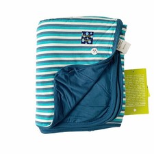 NWT Kickee Pants Bamboo Confetti Anniversary Stripe Toddler Blanket