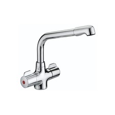 Bristan Kitchen Mixer Tap Swivel Brass Chrome Effect Durable Contemporary