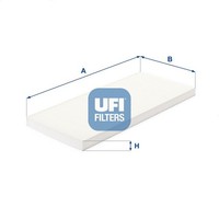 UFI Filter, Innenraumluft 53.024.00 Passend FüR Fiat Lancia