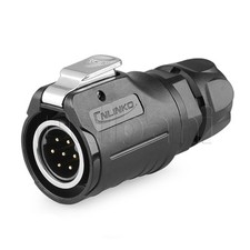 7 Pin Male Quick Connect Waterproof In-Line Power Connector