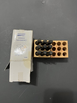 #ad #ad Northern Industrial Tools 9 Character Stamp Set 3 16 #15365 $68.00