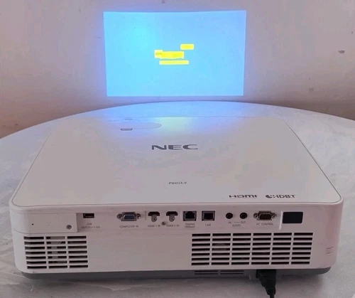NEC NP-605UL 6000 Lumen WUXGA LCD Laser Entry Installation Projector Tested...