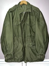 VINTAGE M51 FIELD JACKET SOUTHERN ATHLETIC dated 1956 TALON ZIPPER ARMY medium