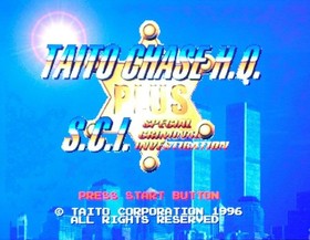 Sega Saturn Software Taito Chase H.Q Plus S.C.I Box Description