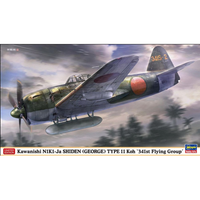 Kawanishi N1K1-JA Shiden Type 11 Kit 1:48 Hasegawa Kit Aerei -D- Neues Modell