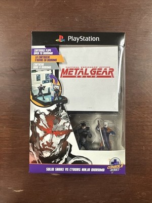 Console Heroes Metal Gear Solid Solid Snake Vs. Cyborg Ninja Diorama Brand New