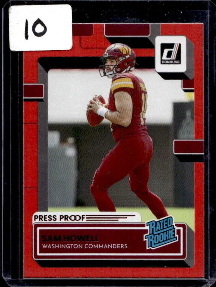 Sam Howell trading card