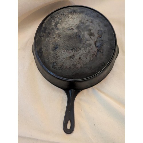 CHF Chicago Hardware Foundry #7 Diamond Logo Gusseisen Pfanne Pfanne - Bild 1 von 7