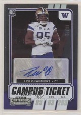 2021 Contenders Draft Picks College Campus Ticket 35/99 Levi Onwuzurike Auto 7r4