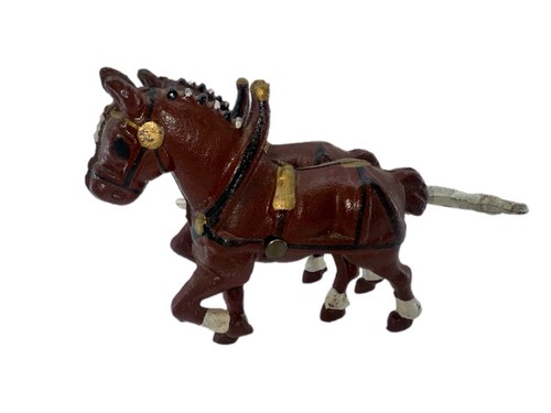 Vintage Cast Iron Budweiser Beer Wagon 8 Clydesdale Horses and Drivers And Dog - Picture 9 of 19