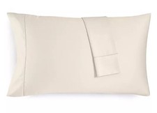 Charter Club Solid 550 Thread Count 100 Cotton Pillowcase Pair, King
