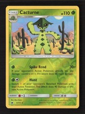 Cacturne Rare Reverse Holo SM - Crimson Invasion 6/111 LP Pokémon TCG