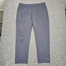 Vuori Pants Mens 34 Gray Performance Stretch Athletic Travel Golf Casual Chino