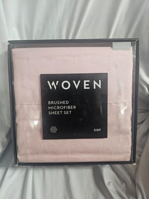 Woven Brushed Microfiber by Malouf sheet set Brand New