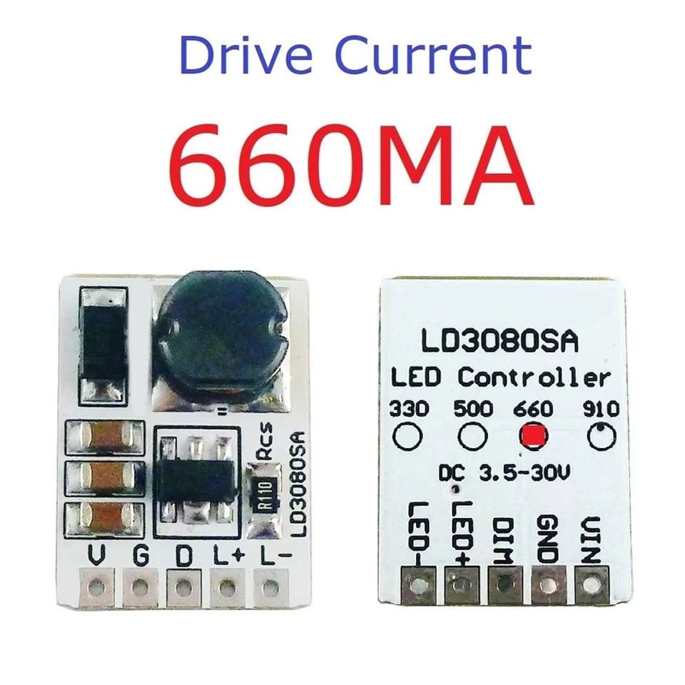 LD3080SA 20W DC 3.5-30V Step-Down HB LED Driver Module DC-DC Buck Constant7053 - Imagen 2 de 4