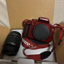  Price Reduced Used Canon EOS KissX50 Red EF-S 18-55