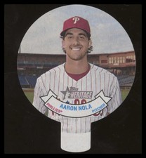 2019 TOPPS HERITAGE AARON NOLA 3 1970 CANDY LIDS BASEBALL PHILADELPHIA PHILLIES