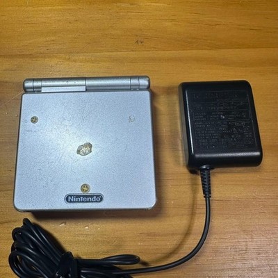 Nintendo Game Boy Advance SP Launch Edition Silver Handheld System