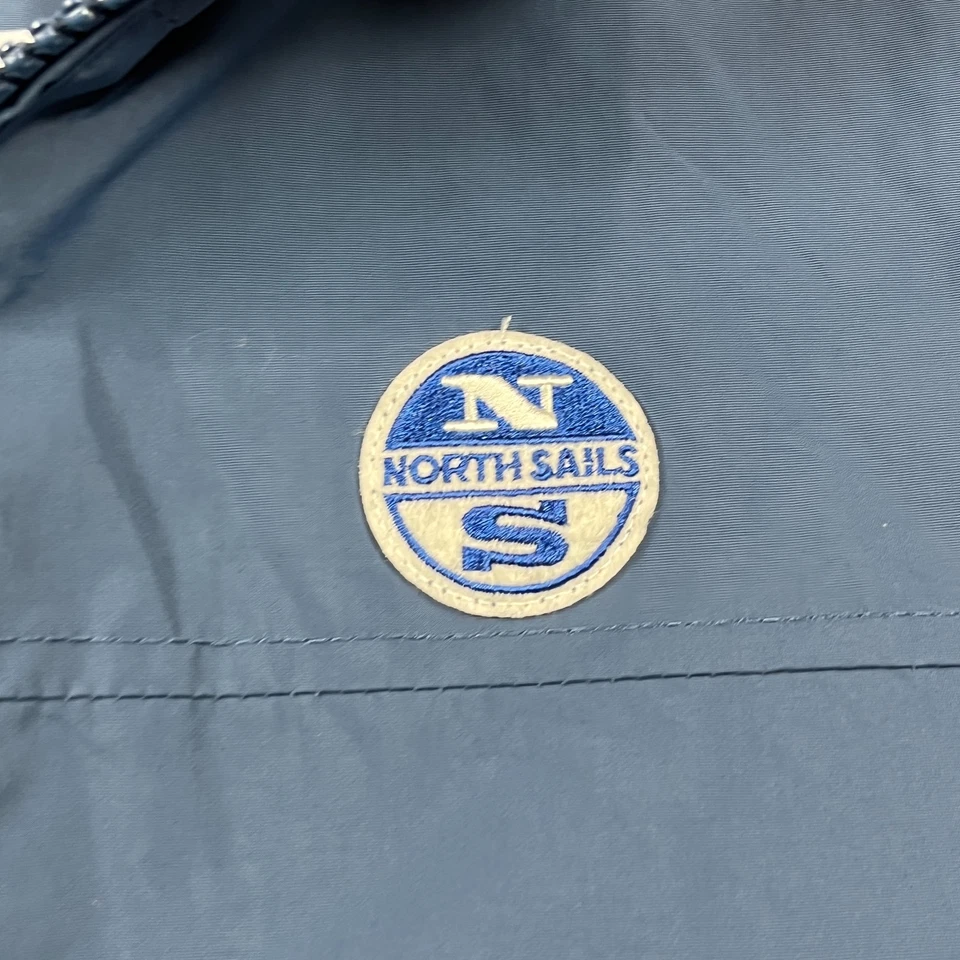 North Sails Harrington Jacket Blue Full Zip Nylon Mens Small S Slim Fit - image 4 of 4