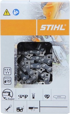 Genuine Oilomatic 12-Inch Semi-Chisel Chain - 64 Links for Optimal Cutting