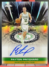 Payton Pritchard 2025-26 Topps Chrome 10/10 Auto Gold Issue Celtics #TAU-PPR