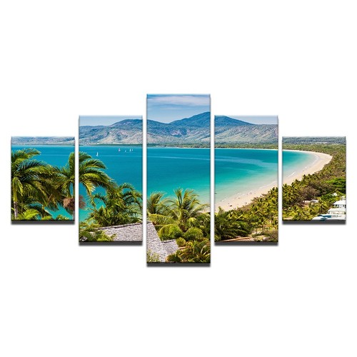 Port Douglas Sea Beach Nature Seascape Canvas Prints Painting Wall Art Decor 5P - Picture 4 of 6