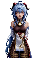 Ganyu Genshin Impact Vinyl Car Decal Sticker 7" Weatherproof