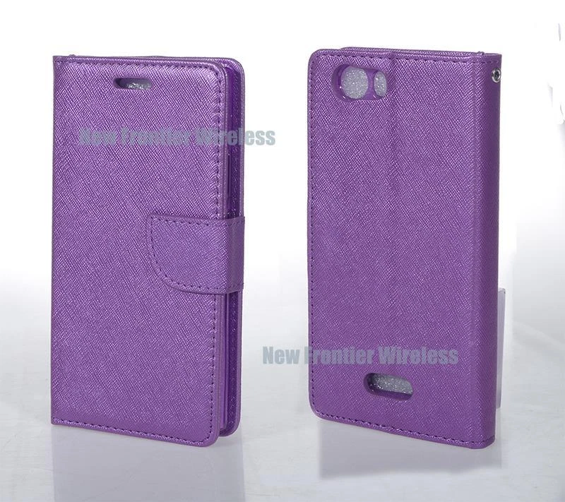 Для BLU Life One (X011Q/X010Q) кожаный бумажник карты слот чехол + протектор экрана - Изображение 2 из 4