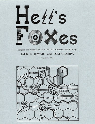 Hell's Foxes - WWII North African Campaign - rare small press Strategy Gaming Soc - Bild 1 von 8