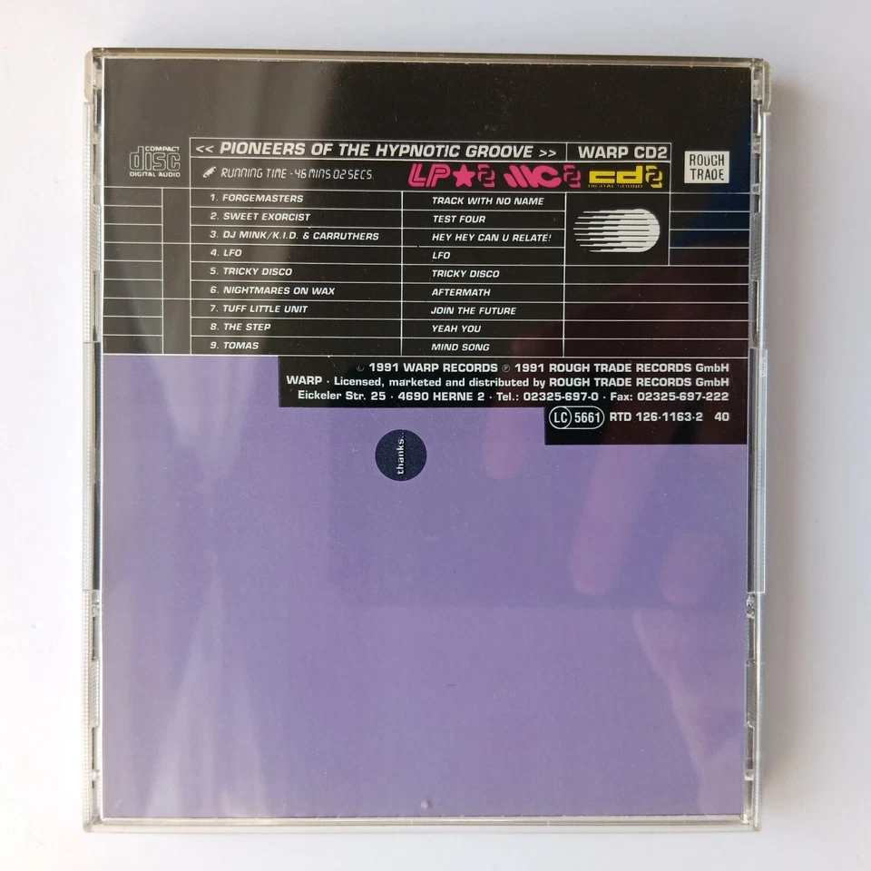 Pioneers Of The Hypnotic Groove, CD Warp CD2 Rough Trade Germany Electronic - Bild 2 von 3