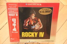 Rocky IV 1985 Laserdisc LD NTSC JAPAN OBI Drama Stallone Stallone
