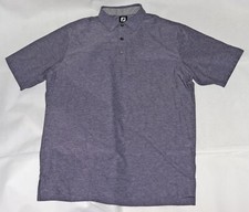 FootJoy FJ Men's Short Sleeve Golf Polo Gray Shirt Size XL