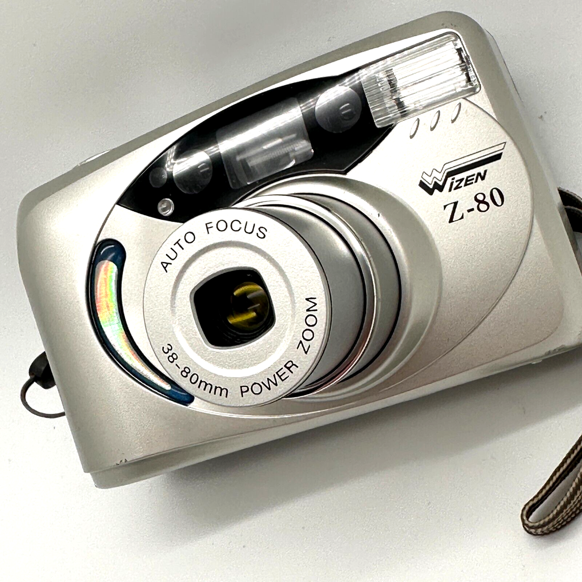 Vintage Wizen Z-80 Power Zoom 38-80 mm 35mm Film Camera With Soft