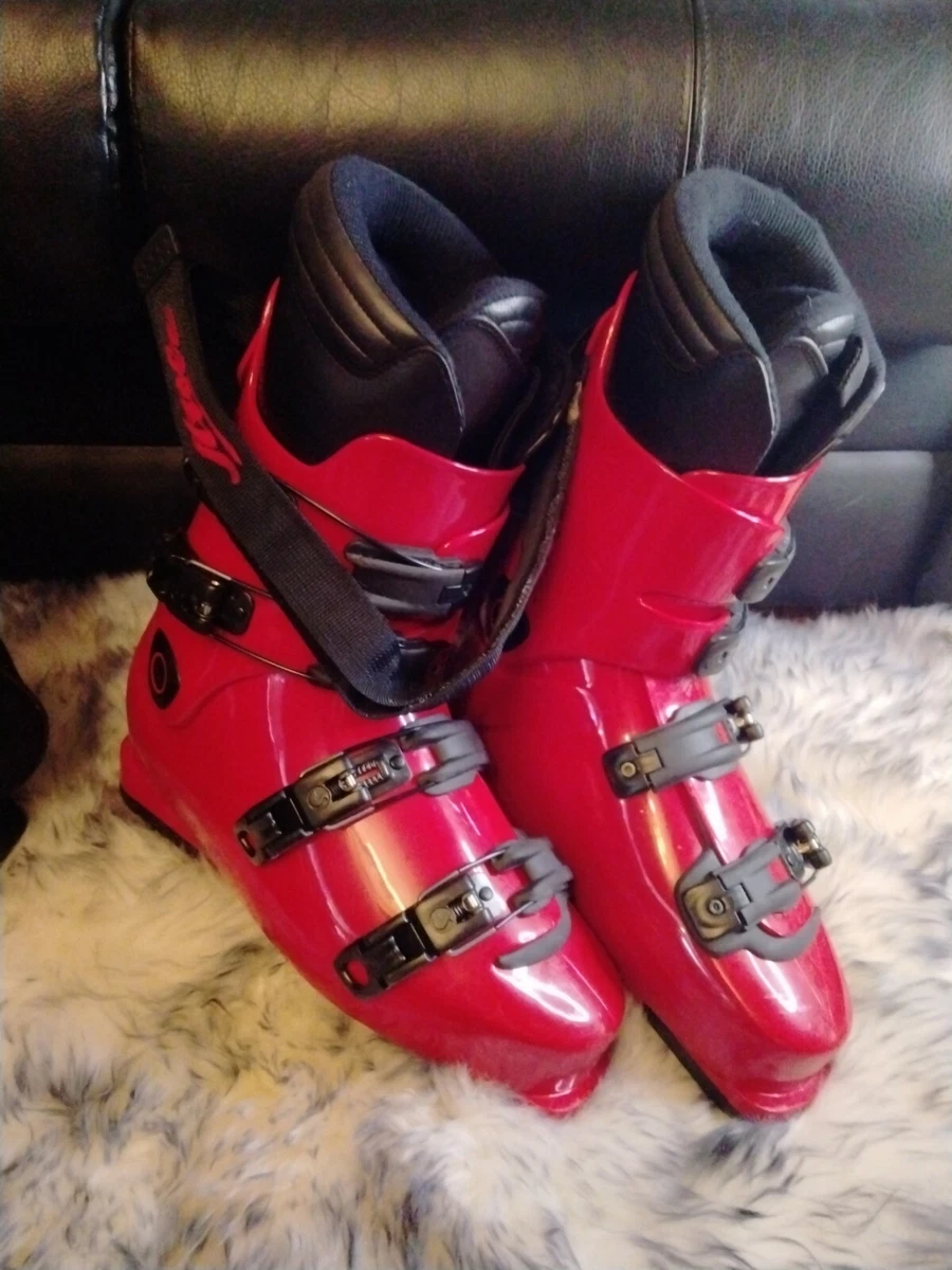 Strolz Ski Boots Red Black Custom Austria