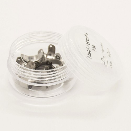 50 Pcs Dental Matrix Bands Palodent V3 Style Sectional Contoured Matrices 8 Size - Picture 29 of 69
