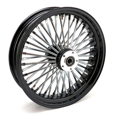 18x3,5'' Big Fat King Spoke Felge schwarz passend für Harley-Davidson 