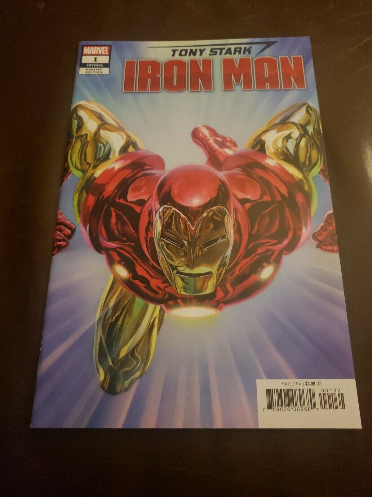 Tony Stark Iron Man #1 NM Alex Ross 1:50 Ratio Variant 1st App Dr Shapiro 2018 