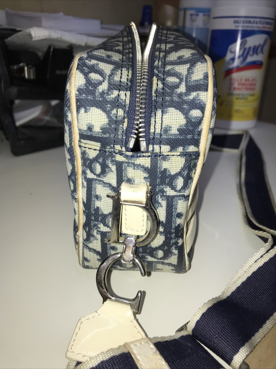 Christian Dior Oblique Jacquard Toiletry Pouch Bag | eBay