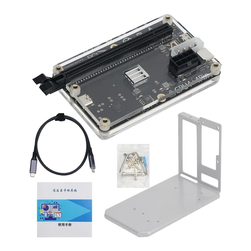 Graphics Card Dock External GPU Dock&60cm USB4 Cable Bracket for Thunderbolt 4&3