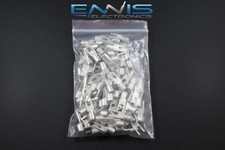 10-12 GAUGE 25 PK UNINSULATED NONINSULATED SPADE 6 CONNECTOR CRIMP TERMINAL