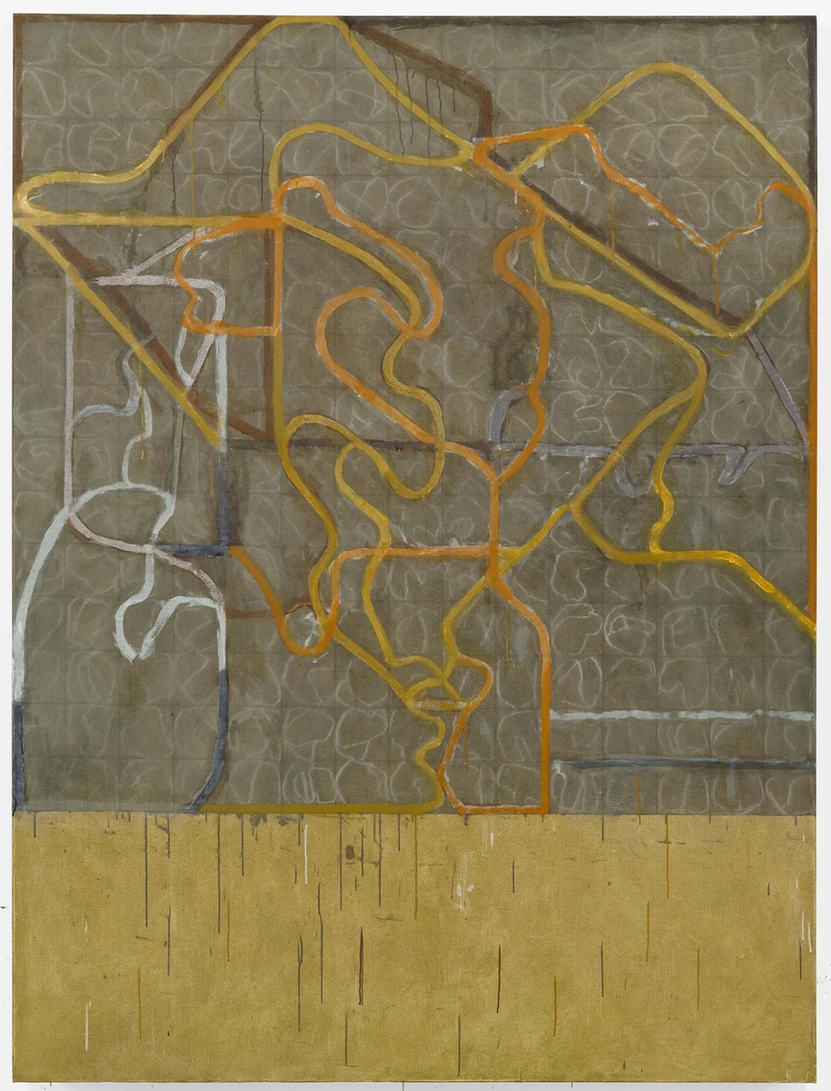 BRICE MARDEN 'Askew' 2013-2021 NYC Art Paintings Exhibition