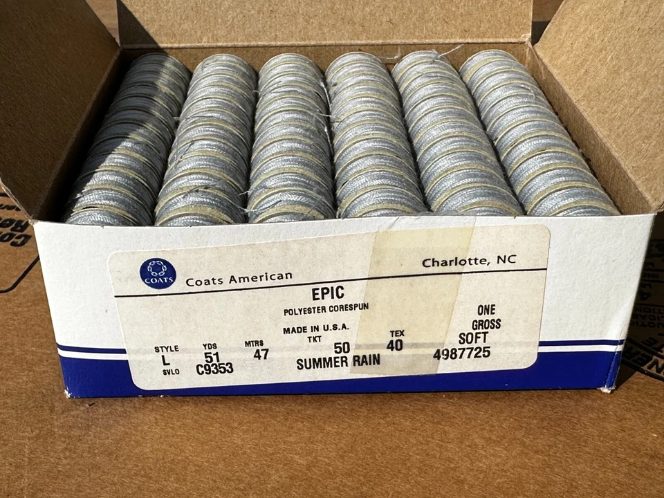 Abrigos bobinas preenrolladas talla L 144 piezas Summer Rain Tex40 Epic Poly Corespun B11 Foto 2 de 2