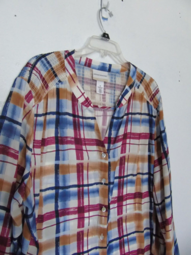 Alfred Dunner Woman Large Sloane Street Button Down Long sleeve NEW - Picture 2 of 11