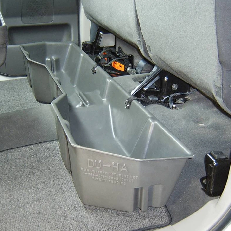 DU-HA Under Seat Gray Storage Case for Nissan Titan Extended Cab Crew Cab 40011 Foto 3 de 4