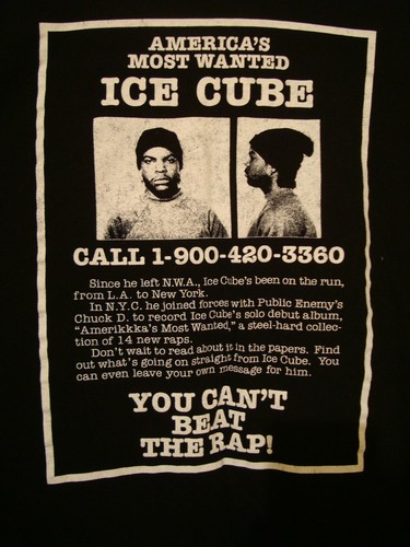 ICE CUbe T shirt americas Most wanted sz S mens Ra
