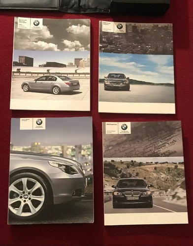 2007 BMW 525i E60 OWNERS MANUAL USERS GUIDE HANDBOOK W/ CASE OEM - Picture 4 of 5