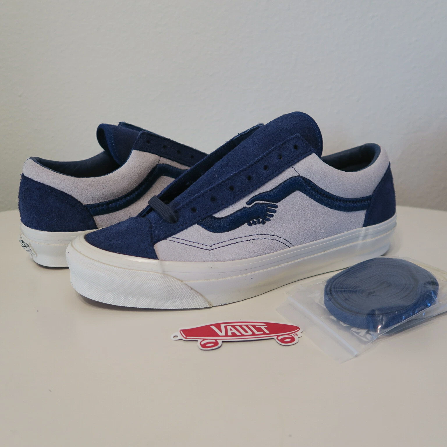 FLAMBANT NEUF Vans x NOTRE OG Style 36 LX Bleu 8,5 Supreme Old Skool DEADSTOCK DS