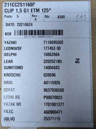 Aptiv Delphi 211CC2S1160P Automotive Connector 1.5 SICMA Female Pin 22-19AWG NEW - Picture 5 of 7
