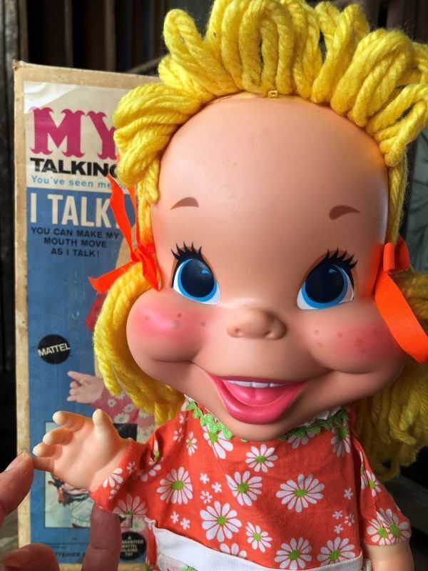 60s MATTEL TV s MYRTLE Vintage Mattel Talking Puppet Doll 60s MATTEL TV s MYRTLE Vintage Mattel Talking Puppet Doll