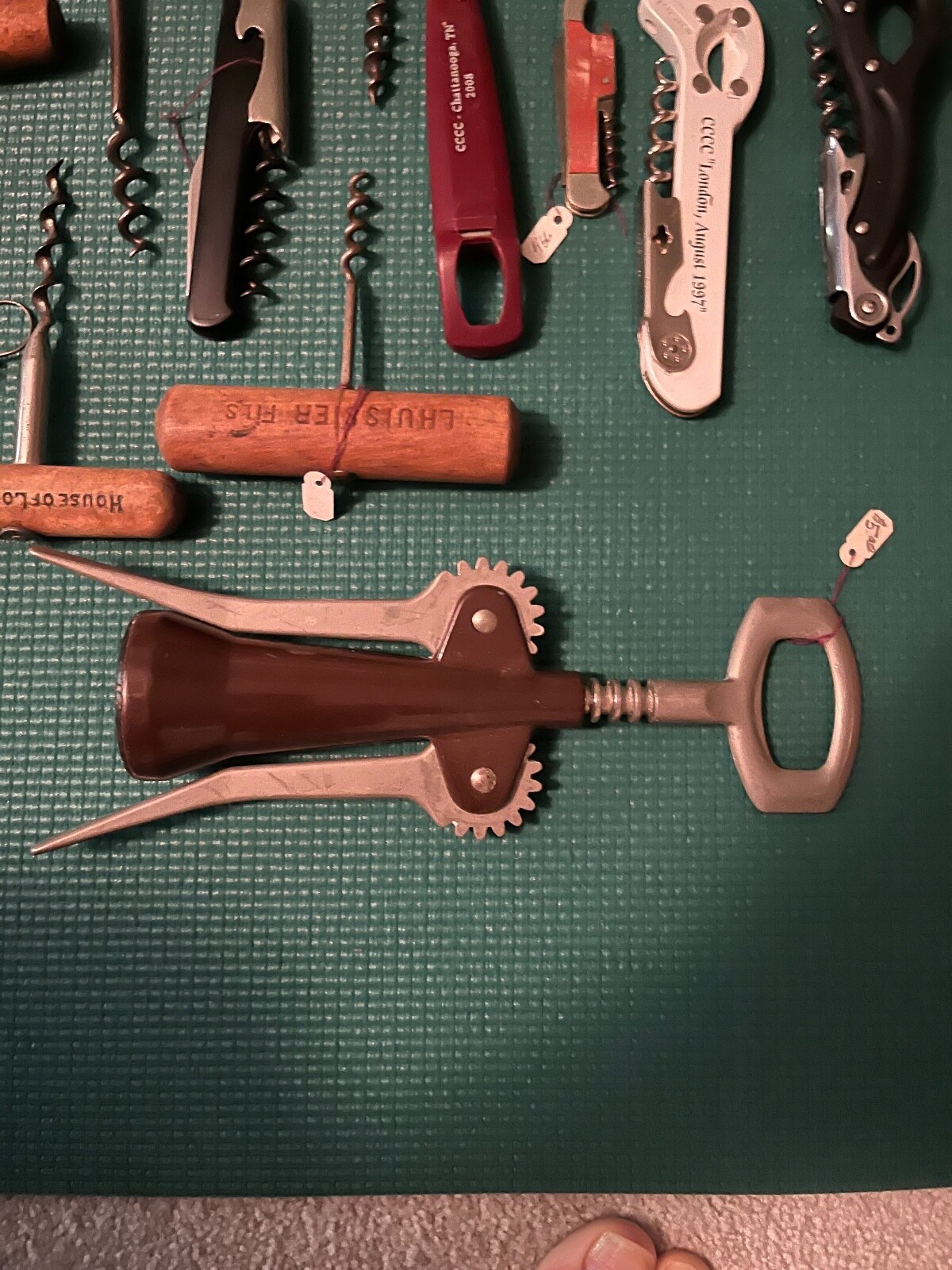 Lot of 19 Vintage Corkscrews And Bottle Openers. Some Advertising | eBay